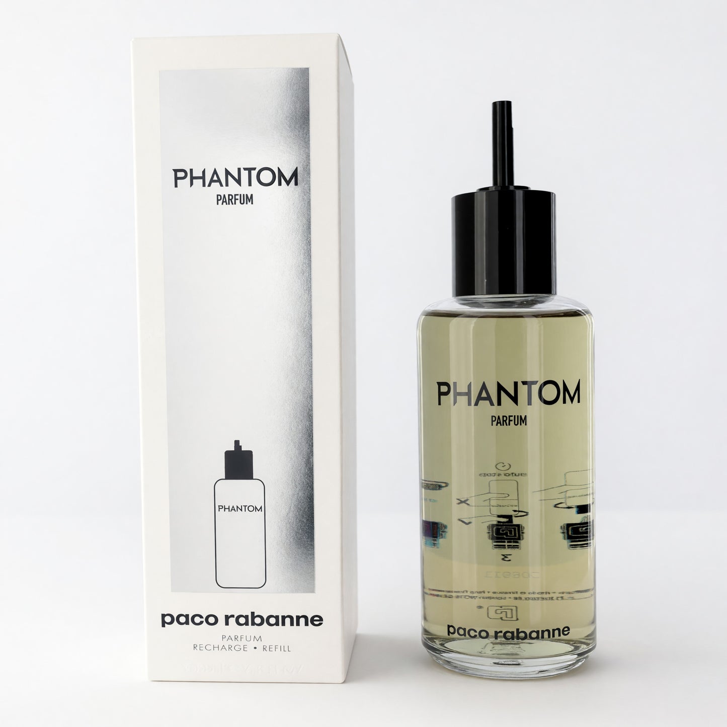 Phantom by Paco Rabanne, 6.8 oz EDP Intense Refill for Men