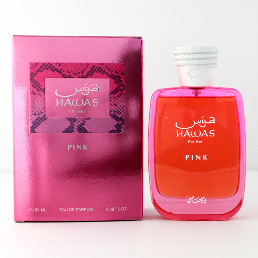 Hawas Pink by Rasasi, 3.38 oz EDP Spray for Women