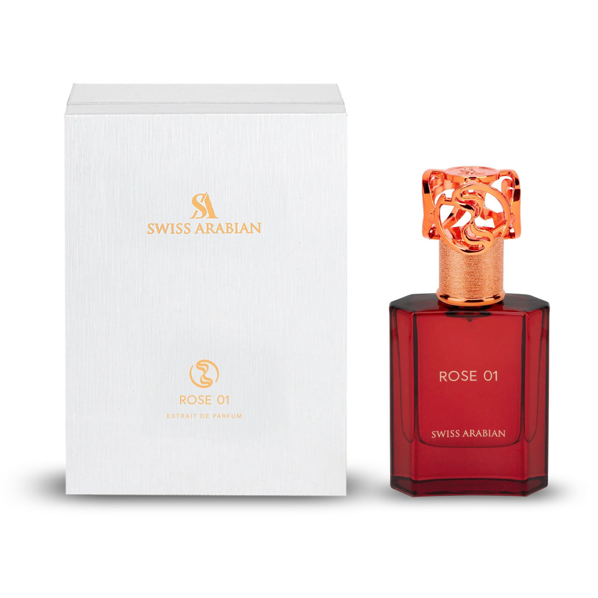 Rose 01 by Swiss Arabian, 1.7 oz Extrait De Parfum Spray for Unisex