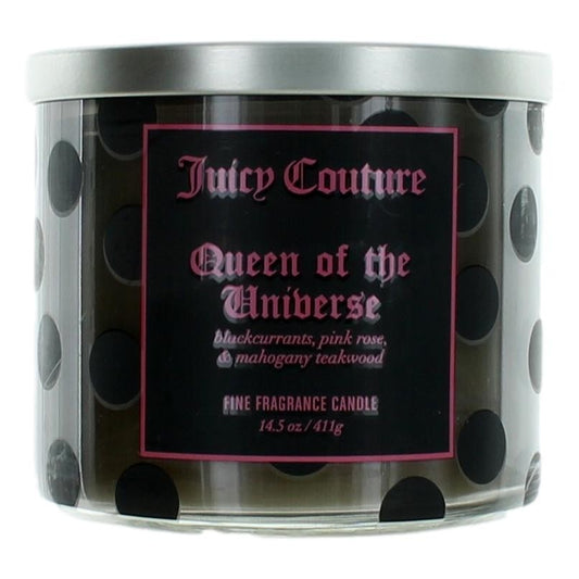 Juicy Couture 14.5oz Soy Wax Blend 3 Wick Candle - Queen Of The Universe