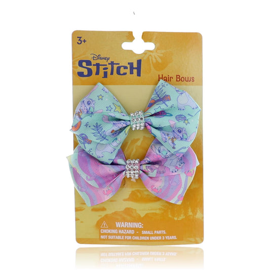 Stitch Hair Bows by Disney, 2 Pack for Kids