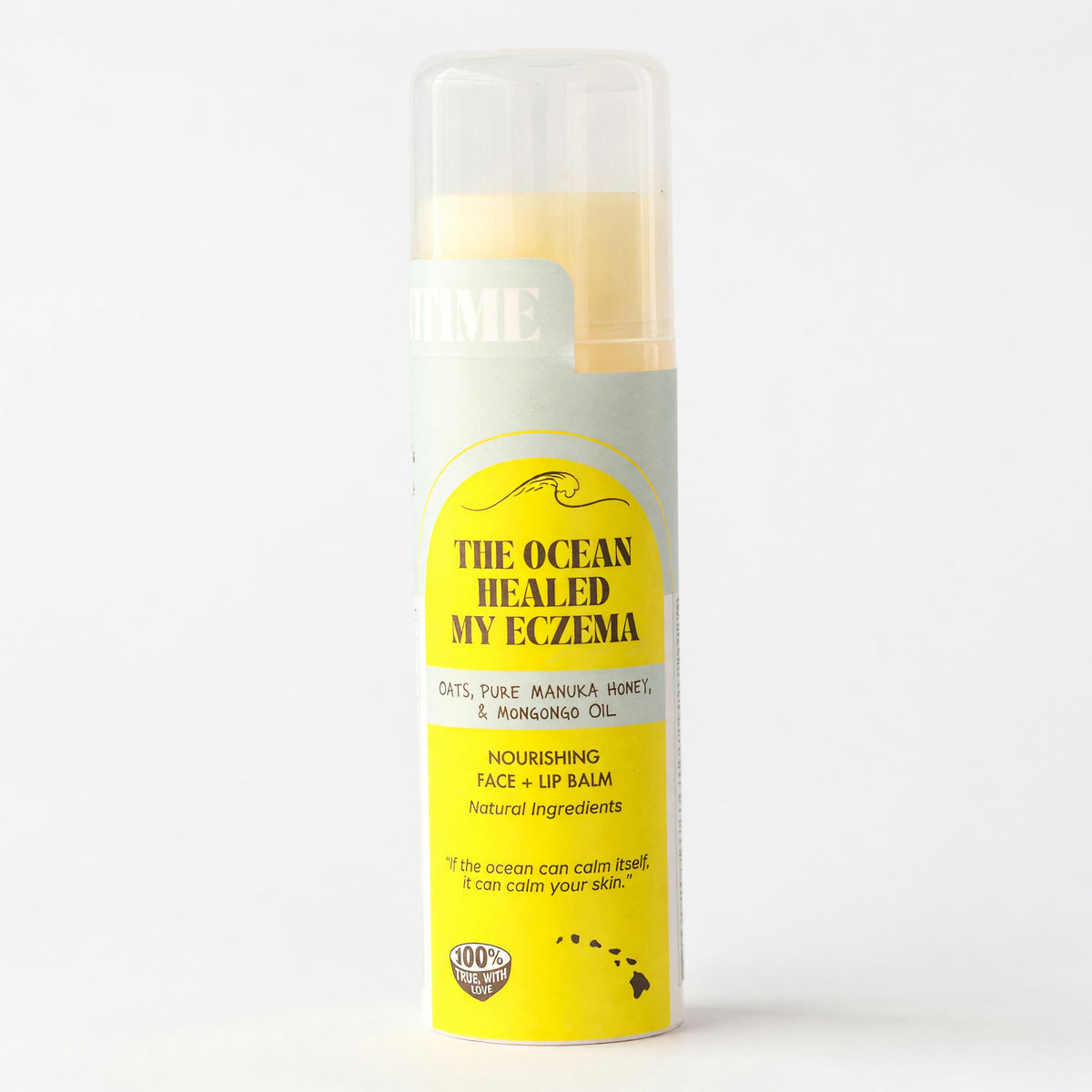 The Ocean Healed My Eczema by Healed By the ocean, Deluxe Size Mongongo Lip Balm