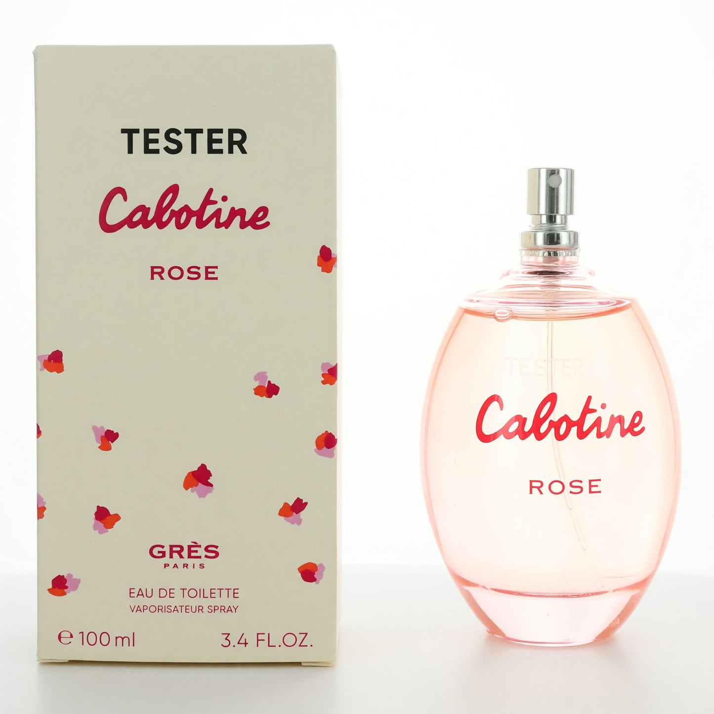 Cabotine Rose by Parfums Gres, 3.4 oz EDT Spray for Women Tester